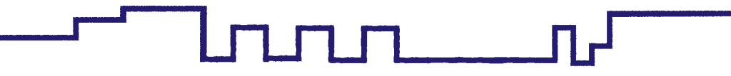 rectangular jagged line